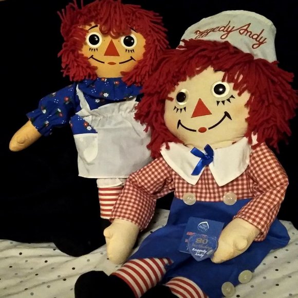 Bundle- Raggedy Ann & Andy Dolls and Figurines - Picture 1 of 12